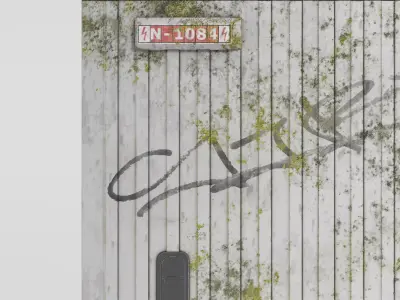 Realistic European Electrical Box Small Low-poly 3D model