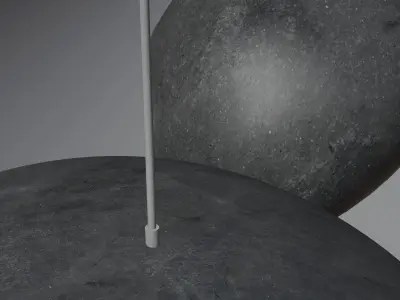 Ceiling light Free low-poly 3D model