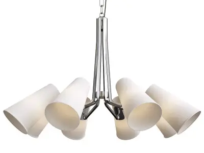 Hudson Valley Patten Chandelier Low-poly 3D model