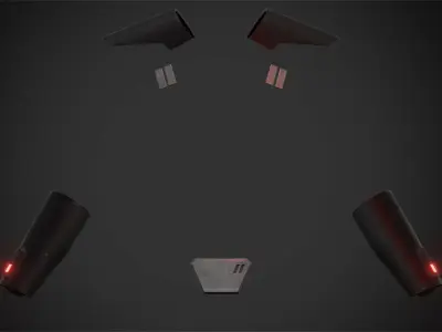 Second Sister Armor for Cosplay 3D print model