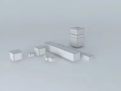 ventilation asset set Free 3D model