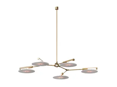 5-Light Branching Disc By Lindsey Adelman 3D model