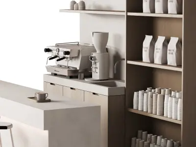 534 cafe and restaurant 02 coffee spot 02 good time coffee 3D model