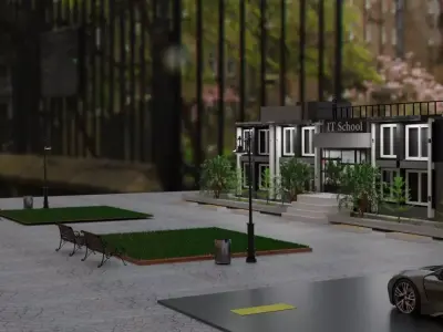 EXTERIOR design  3D model purchase