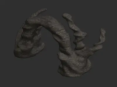 Cave Arch - Base Low-poly 3D model