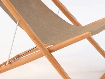H55 sun lounge chair by Skargaarden 3D model