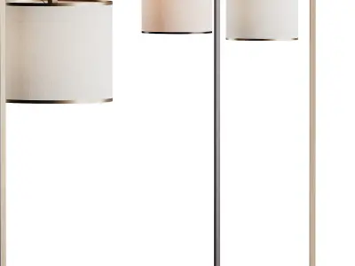 Scappini and C Heron NL53 Floor Lamp 3D model