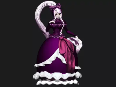 Shalltear Bloodfallen from Overlord anime 3D print model