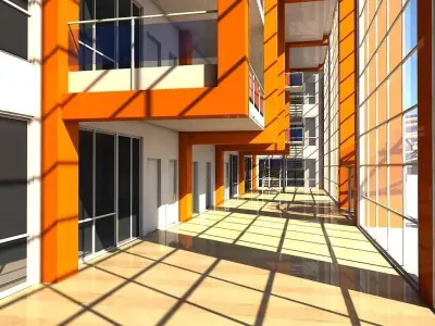 Building Interior 524 3D model