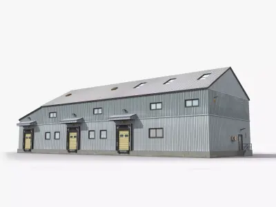 Factory x12 Low-poly 3D model purchase