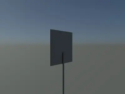 Stop Sign Free low-poly 3D model