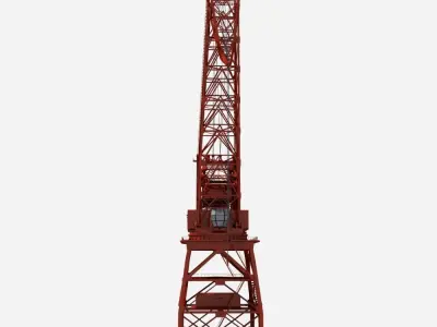 Port Crane 3D model