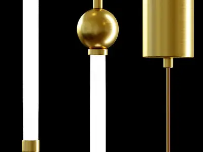 Lampatron Divert led pendant lights set 3D model