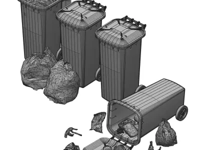 Garbage Set 3D model