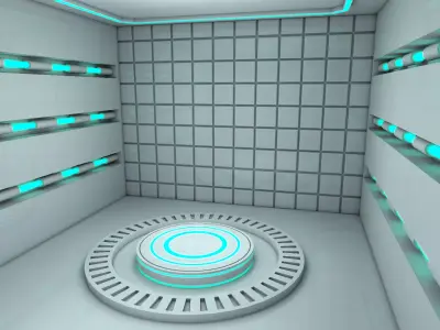 Interior 3D model shop