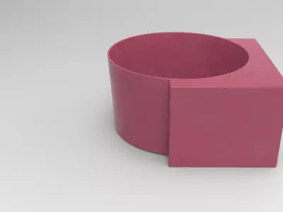 Dery Bathtub Low-poly 3D model