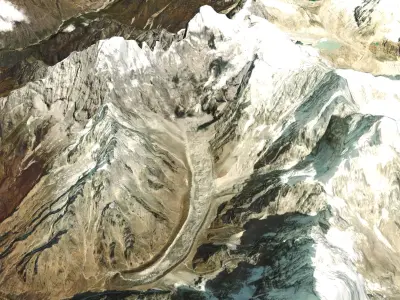 Mountain landscape 3D model