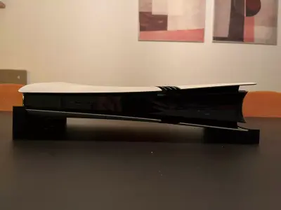 PS5 Pro horizontal mount 3D print model