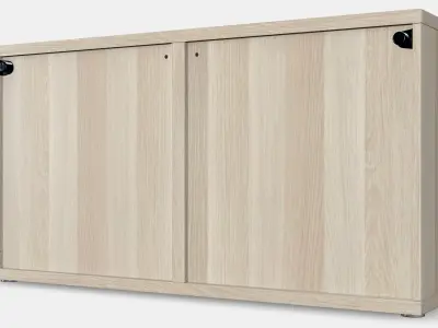 BESTA Shelf unit with doors 16 Low-poly 3D model