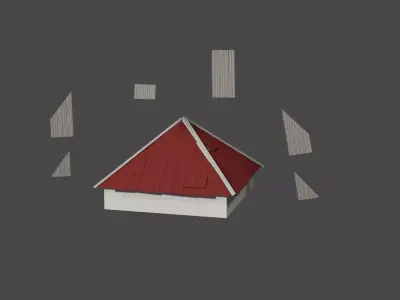 Roof Covering Ondulin Constructor 3D model
