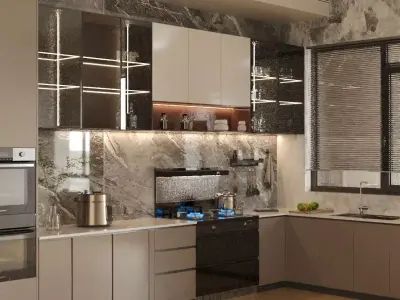 Italian   style kitchen 3D model