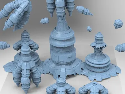 Power relay Shard Collection Full 3D model