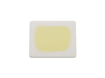 Rectangle Gummy Candy V2 002 Low-poly 3D model