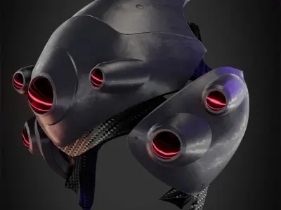 Widowmaker Helmet for Cosplay 3D print model