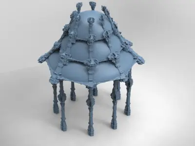 Ancient Crete Ocean Dome 3D model