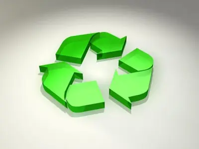 Recycling logo 3D model