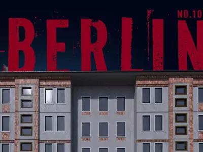 Berlin street building NO103 3D model