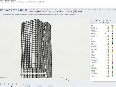 Office Building CM15 3D model
