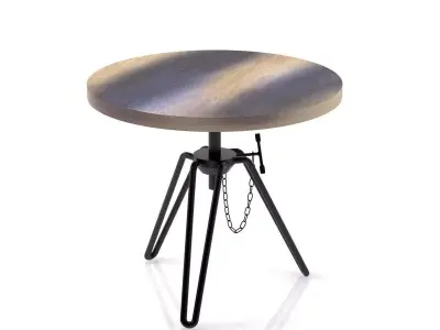 Overdyed Table 3D model