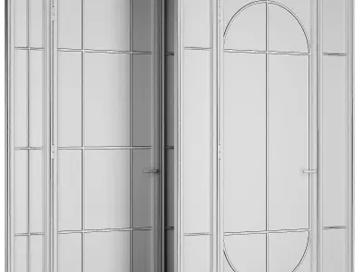 Entrance door set250 3D model