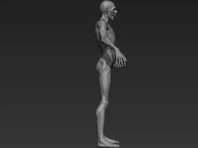 Zombie Zbrush Sculpt 3D model