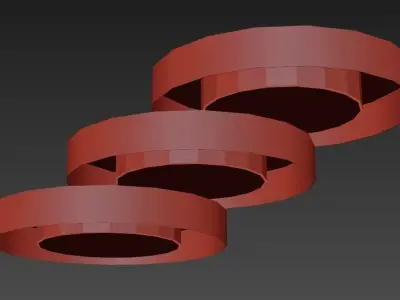 Tenue De Soiree 3600 Ceiling Light by Hind Rabii 3D model