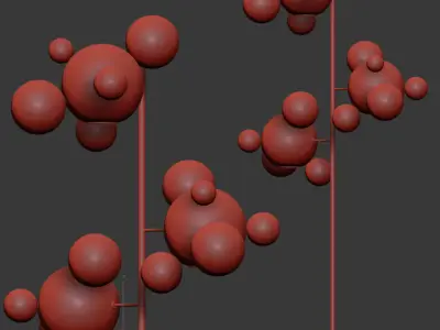 Bolle Floor Lamp 3D model