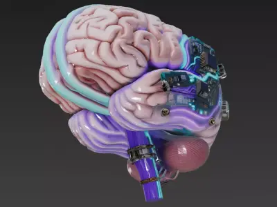 Cyber Organs Bundle 6 Biomechanical Sci-Fi Low-poly 3D model