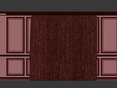 Curtain Set 100 3D model