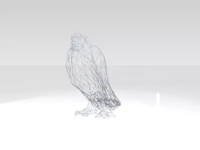 Parrot Wireframe 3D model