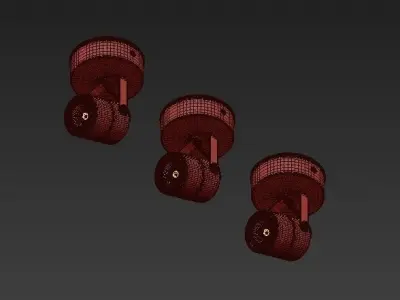 led lamp 3D model 2