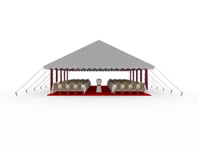 Party Tent 06 3D model