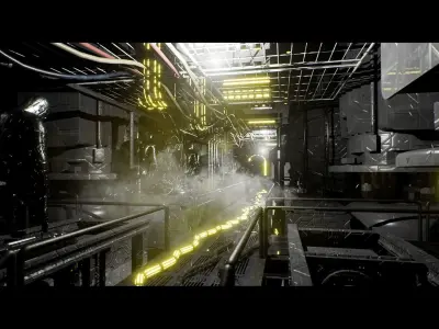ScifiFactory Low-poly 3D model