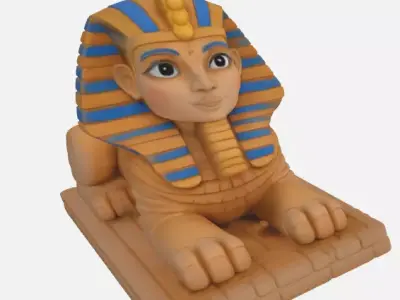 Great Sphinx of Giza Figurine for 3D Printing 3D print model