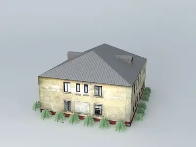 Riga Ieriku street 21 Free 3D model