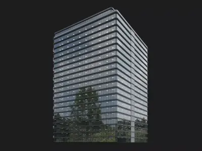 Cascade Tower 3D model