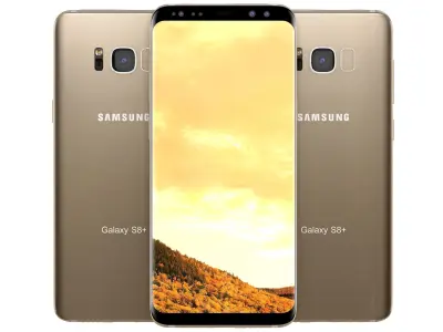 Samsung Galaxy S8 Plus Maple Gold 3D model