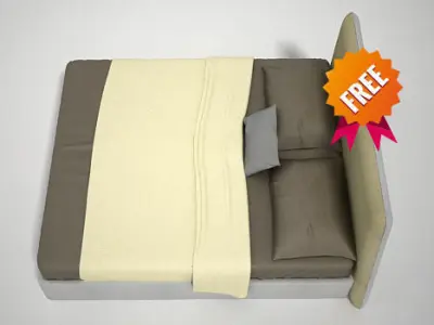 Bed LOV Desiree FBDE01 Free 3D model