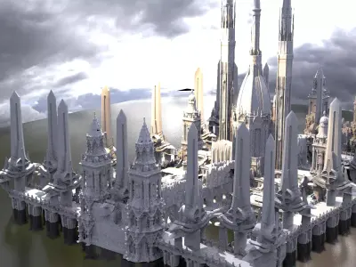Sir Gawain Castle Fantasy  3D model