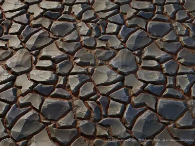 Stylized Stones and Customizable - Procedural Texture Texture